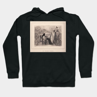 An allegory of cholera mortality. Denis Auguste Marie Raffet, 1804-1860. Hoodie